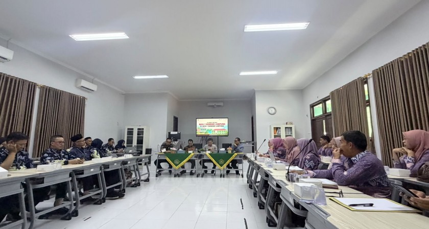 MAN 2 Bandar Lampung Studi Tiru ZI ke MAN 1 Bandar Lampung, Perkuat Komitmen Wujudkan Madrasah Berintegritas