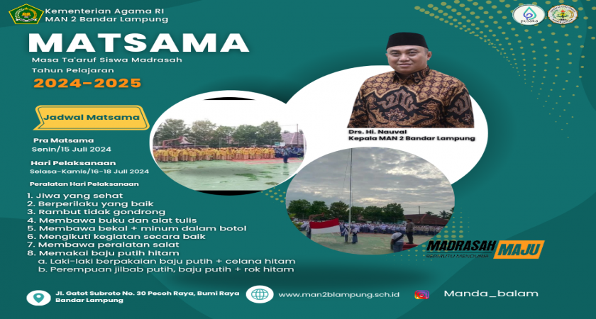 Matsama (Masa Ta'aruf Siswa Madrasah) Tahun 2024