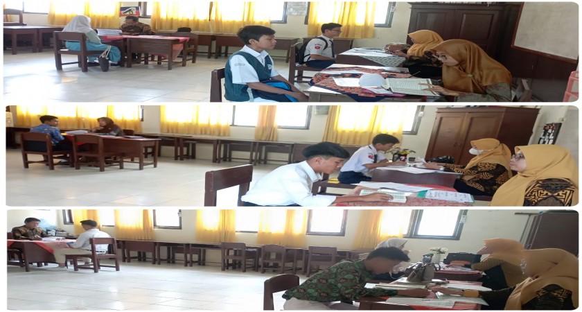 MAN 2 Balam Gelar Tes BTQ dan Wawancara Bagi Peserta PPDB Jalur Prestasi Tahun 2024