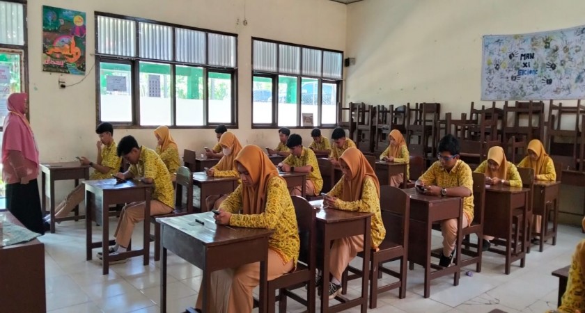 311 Peserta didik Kelas XII MAN 2 Bandar Lampung ikuti Ujian Madrasah
