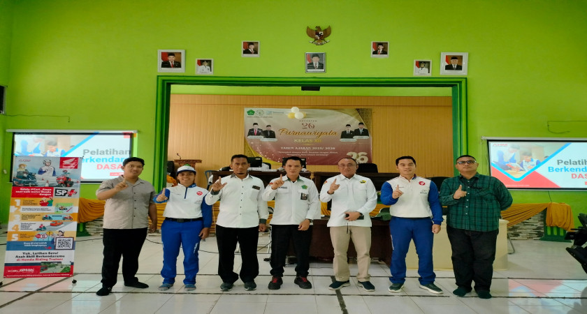 MAN 2 Bandar Lampung Bersinergi dengan TDM Honda Radin Intan: Gelar Servis Gratis, Edukasi Safety Riding, dan Seminar Motor Listrik