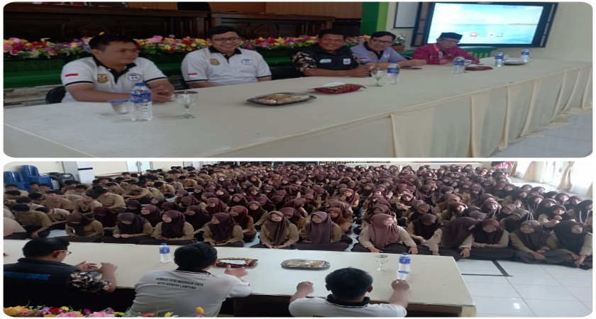 Siswa MAN 2 Balam Ikuti Sosialisasi Bahaya Perundungan dan Kenakalan Remaja